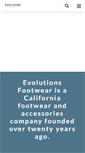Mobile Screenshot of evolutionsfootwear.com